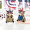 Glitzhome® Patriotic Americana Highland Cow Table Décor